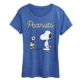 thumbnail image 1 of Peanuts - Flower - Women's Short Sleeve Graphic T-Shirt, 1 of 5