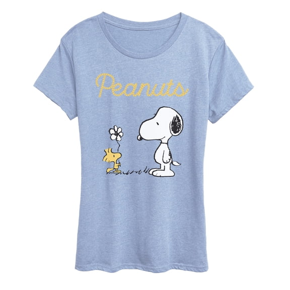 Peanuts - Flower - Women's Short Sleeve Graphic T-Shirt