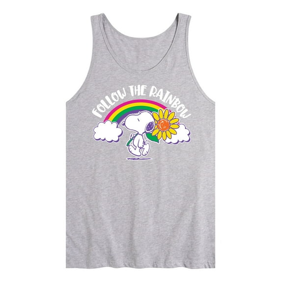 Peanuts - Follow The Rainbow - Men's Jersey Tank Top
