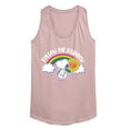 thumbnail image 1 of Peanuts - Follow The Rainbow - Women's Racerback Tank Top, 1 of 6