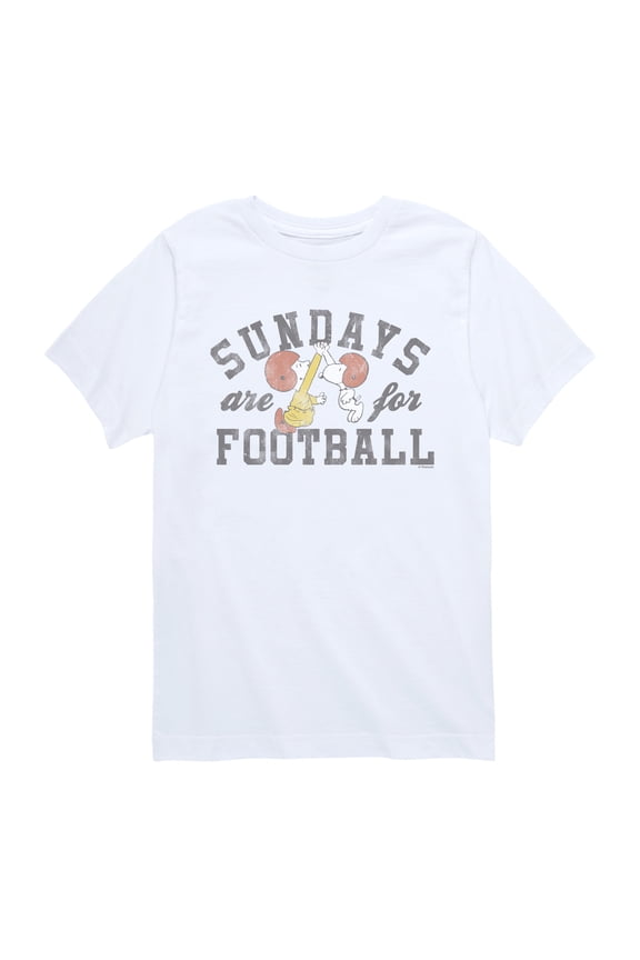 - Football Sunday - Youth Boys Short Sleeve Graphic T-Shirt