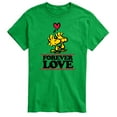 thumbnail image 1 of Peanuts - Forever Love - Men's Short Sleeve Graphic T-Shirt, 1 of 6