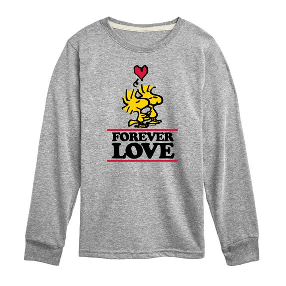 Peanuts - Forever Love - Toddler And Youth Long Sleeve Graphic T-Shirt
