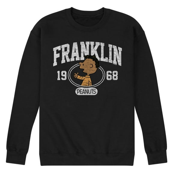 Peanuts - Franklin 1968 - Men's Crew Neck Fleece Pullover
