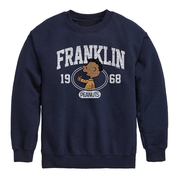 Peanuts - Franklin 1968 - Toddler & Youth Crewneck Fleece Sweatshirt
