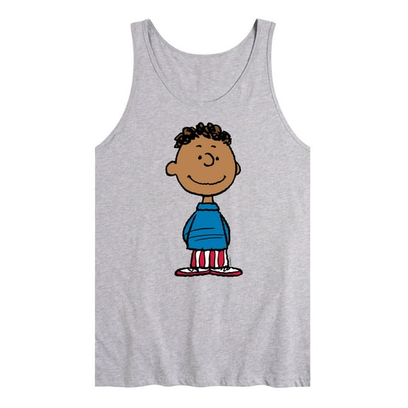 Peanuts - Franklin American Flag - USA - Men's Jersey Tank