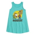 thumbnail image 1 of Peanuts - Franklin And Snoopy Howdy - Toddler & Youth Girls A-line Dress, 1 of 5
