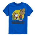 thumbnail image 1 of Peanuts - Franklin And Snoopy Howdy - Toddler & Youth Short Sleeve Graphic T-Shirt, 1 of 6