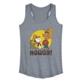 thumbnail image 1 of Peanuts - Franklin And Snoopy Howdy - Women's Racerback Tank Top, 1 of 6
