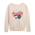 thumbnail image 1 of Peanuts - Franklin Athletic 50 - Women's Lightweight French Terry Long Sleeve Shirt, 1 of 6