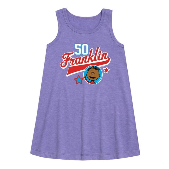 Peanuts - Franklin Athletic 50 - Youth Girls A-line Dress