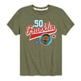 thumbnail image 1 of Peanuts - Franklin Athletic 50 - Youth Short Sleeve Tee, 1 of 6