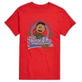 thumbnail image 1 of Peanuts - Franklin Baseball Men's Short Sleeve Graphic T-Shirt, 1 of 5