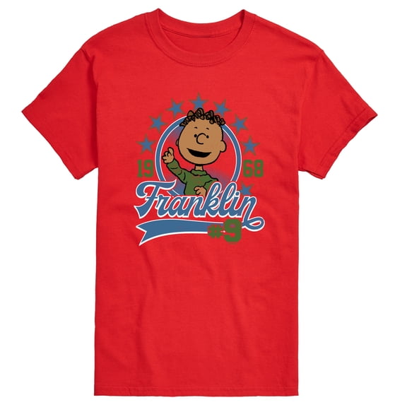 Peanuts - Franklin Baseball Men's Short Sleeve Graphic T-Shirt