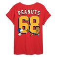 thumbnail image 1 of Peanuts - Franklin Collegiate -Womens Oversized Graphic T-Shirt, 1 of 5