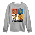 thumbnail image 1 of Peanuts - Franklin Grid - Youth Boys Long Sleeve Graphic T-Shirt, 1 of 6