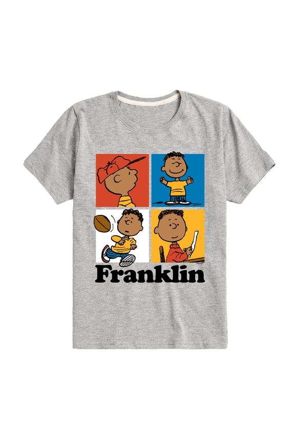 - Franklin Grid - Youth Boys Short Sleeve Graphic T-Shirt