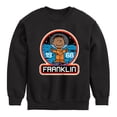 thumbnail image 1 of Peanuts - Franklin Space Badge - Toddler & Youth Crewneck Fleece Sweatshirt, 1 of 6