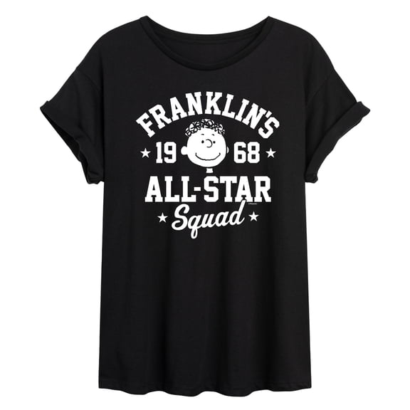 Peanuts - Franklins All Star Squad - Women's Oversized T-Shirt