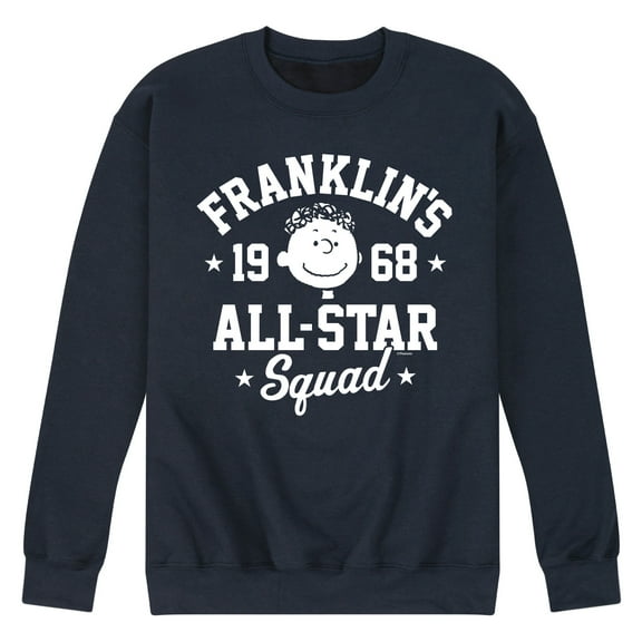 Peanuts - Franklins All Star Squad - Men's Crew Neck Fleece Pullover