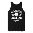 thumbnail image 1 of Peanuts - Franklins All Star Squad - Men's Jersey Tank Top, 1 of 6