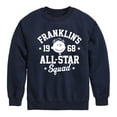 thumbnail image 1 of Peanuts - Franklins All Star Squad - Toddler & Youth Crewneck Fleece Sweatshirt, 1 of 6