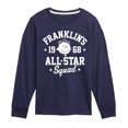 thumbnail image 1 of Peanuts - Franklins All Star Squad - Toddler & Youth Long Sleeve Graphic T-Shirt, 1 of 6
