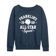 thumbnail image 1 of Peanuts - Franklins All Star Squad - Women's Lightweight French Terry Long Sleeve Shirt, 1 of 6
