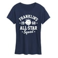 thumbnail image 1 of Peanuts - Franklins All Star Squad - Women's Short Sleeve Graphic T-Shirt, 1 of 5