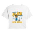 thumbnail image 1 of Peanuts - Franklins Jazz Lounge -Juniors Cropped Short Sleeve Graphic T-Shirt Cropped Graphic T-Shirt, 1 of 5