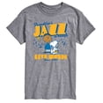 thumbnail image 1 of Peanuts - Franklins Jazz Lounge Short Sleeve Graphic T-Shirt, 1 of 5