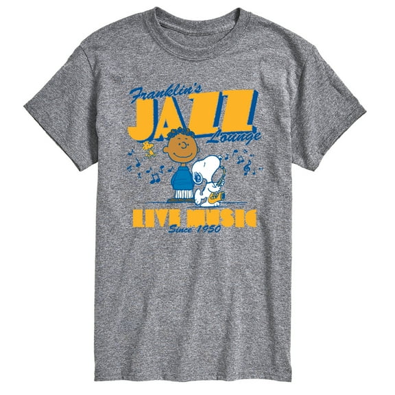 Peanuts - Franklins Jazz Lounge - Men's Short Sleeve Graphic T-Shirt