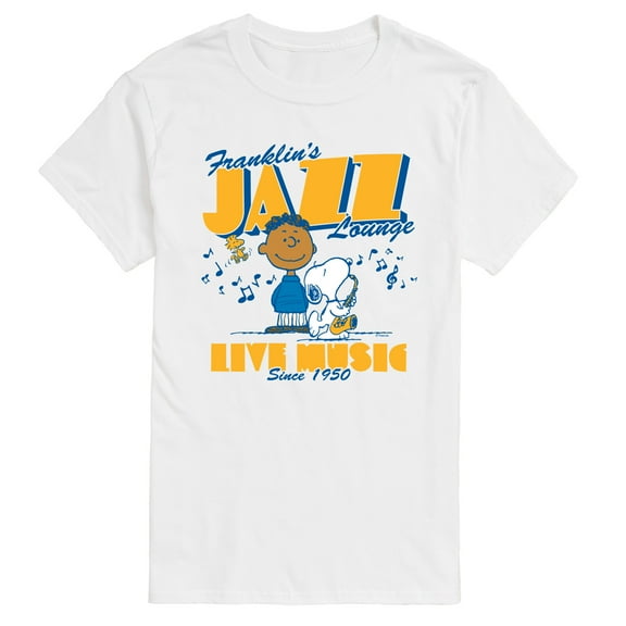 Peanuts - Franklins Jazz Lounge - Men's Short Sleeve Graphic T-Shirt
