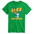 thumbnail image 1 of Peanuts - Franklins Jazz Lounge Short Sleeve Graphic T-Shirt, 1 of 5