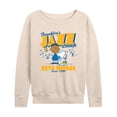 thumbnail image 1 of Peanuts - Franklins Jazz Lounge - Women's French Terry Long Sleeve Shirt, 1 of 5