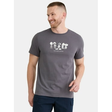 Peanuts Friend Check Mental Health Awareness Mens & Big Mens Graphic Tee, Sizes S - 3XL