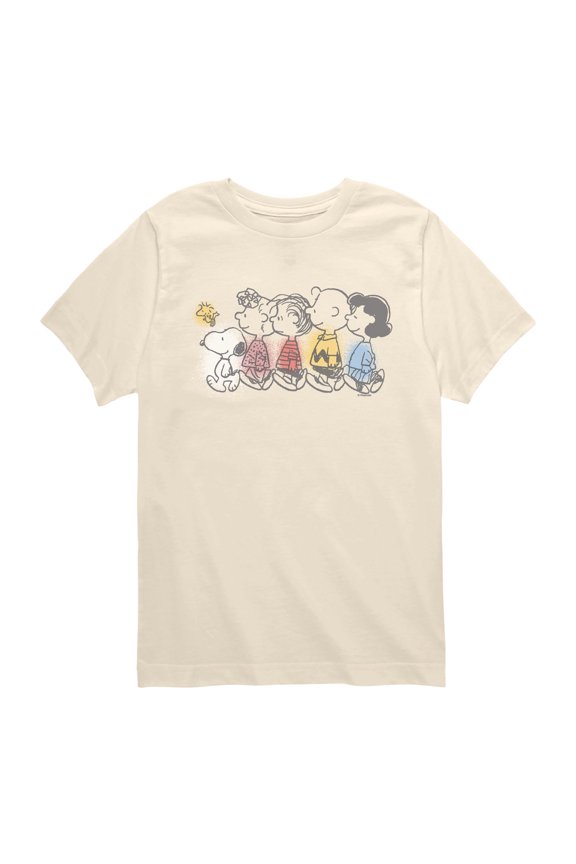 - Friends Drawing - Youth Boys Short Sleeve Graphic T-Shirt