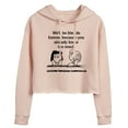 thumbnail image 1 of Peanuts - Friends Forever  - Juniors Cropped Pullover Hoodie, 1 of 6