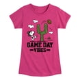 thumbnail image 1 of Peanuts - Game Day Vibes - Toddler & Youth Girls Short Sleeve Graphic T-Shirt, 1 of 5