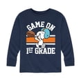 thumbnail image 1 of Peanuts - Game On 1st Grade - Toddler And Youth Long Sleeve Graphic T-Shirt, 1 of 6