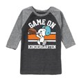 thumbnail image 1 of Peanuts - Game On 1st Kindergarten - Toddler And Youth Raglan Graphic T-Shirt, 1 of 5