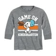 thumbnail image 1 of Peanuts - Game On Kindergarten - Toddler And Youth Long Sleeve Graphic T-Shirt, 1 of 6