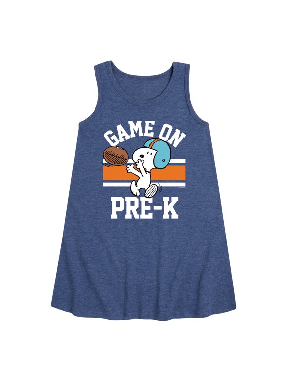 - Game On Pre-K - Back to School - Toddler and Youth Girls A-line Dress