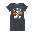thumbnail image 1 of Peanuts - Game On Pre-K - Toddler And Youth Girls Fleece Dress, 1 of 5