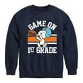 thumbnail image 1 of Peanuts - Game on 1st Grade - Toddler And Youth Crewneck Fleece Sweatshirt, 1 of 6