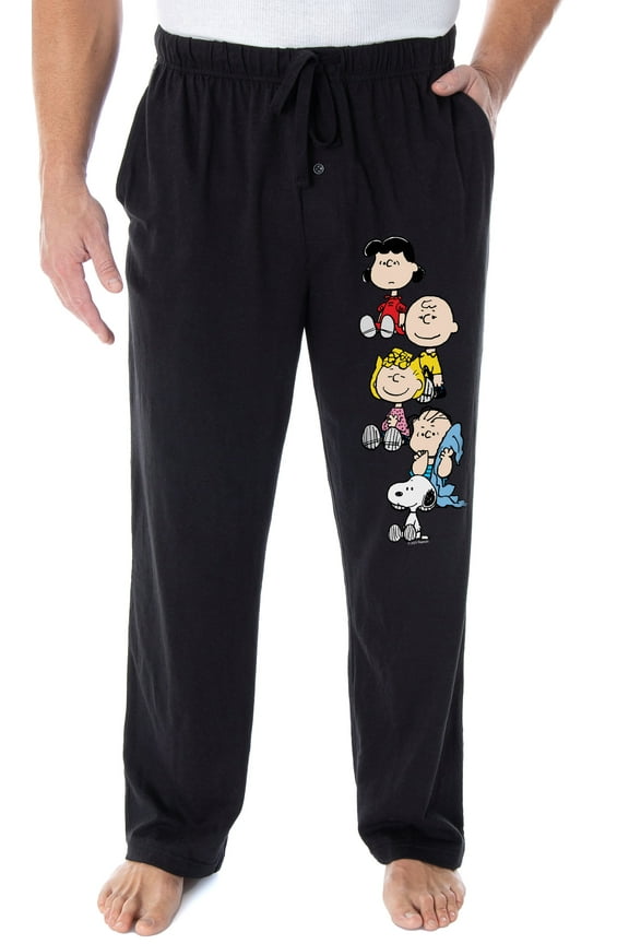 Peanuts Gang Adult Character Loungewear Sleep Pajama Pants