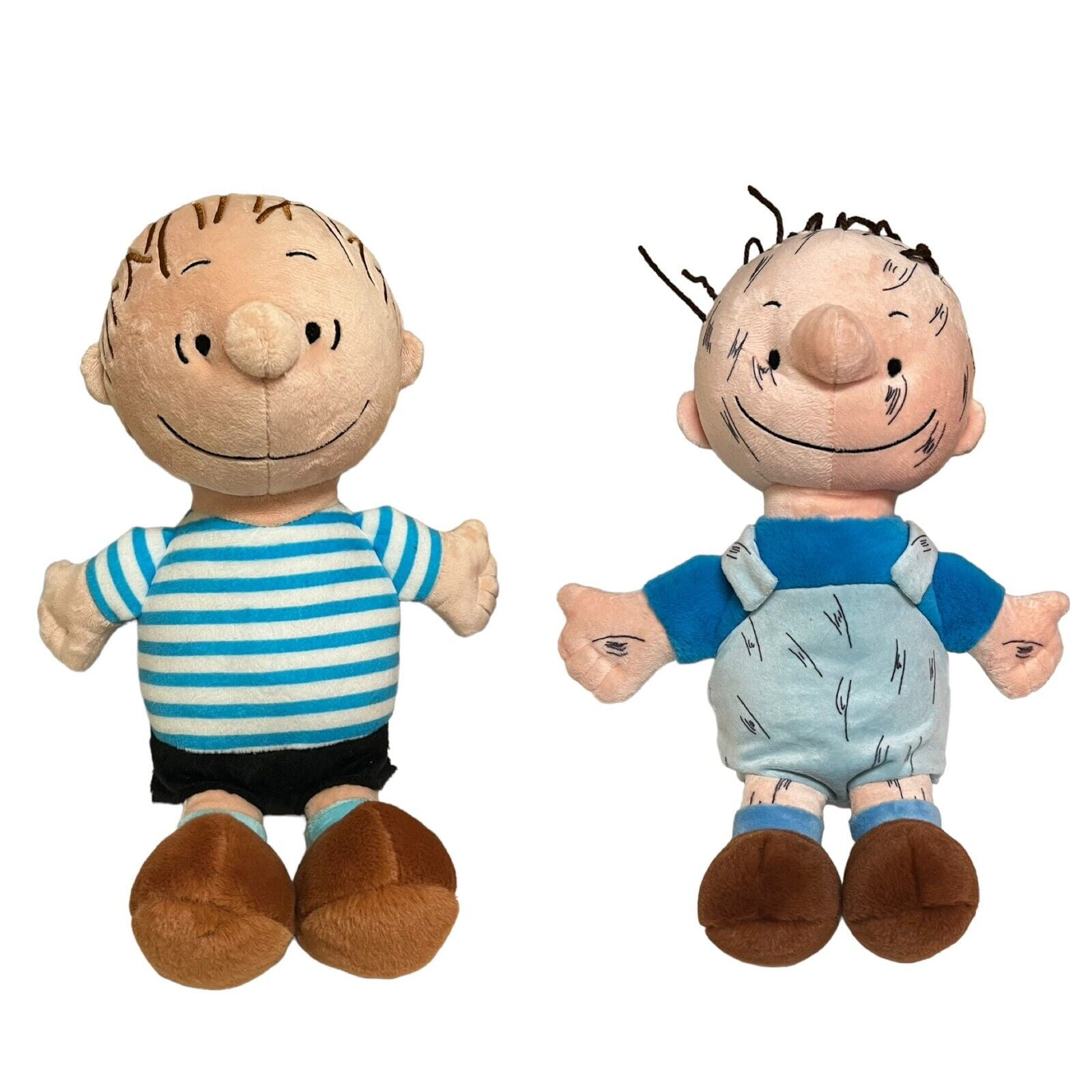 Peanuts Gang Linus & Pigpen Pig Pen Plush Doll 12 Blue Boys Rare Soft