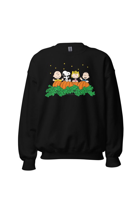 Peanuts Gang Pumpkin Patch Adult Sweatshirt