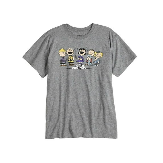 Peanuts Gang Short Sleeve Junior Women's Snoopy, Charlie Brown T-Shirt
