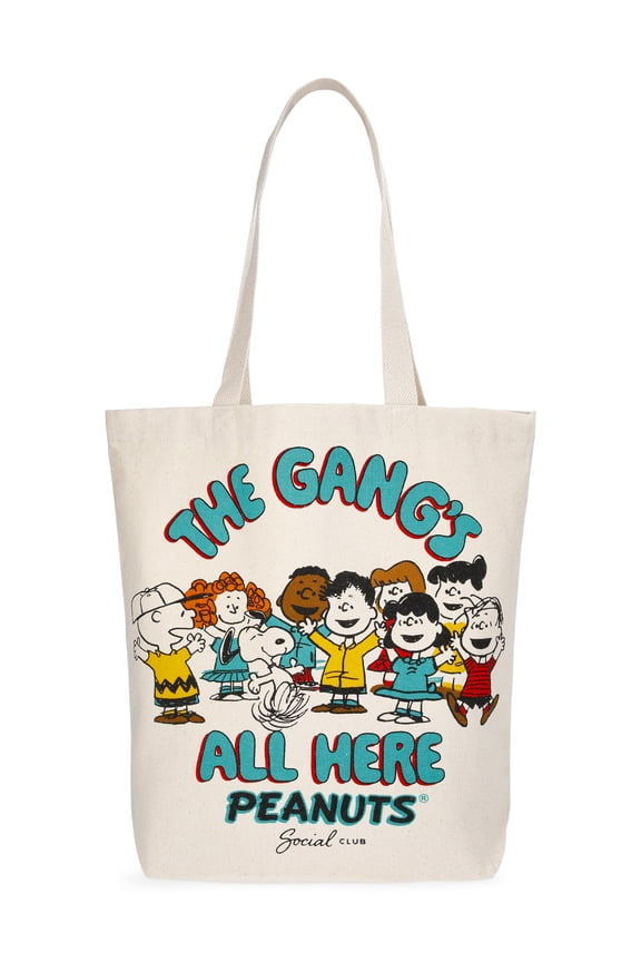 Women's Gang 13.5" Tote Bag, Natural Canvas
